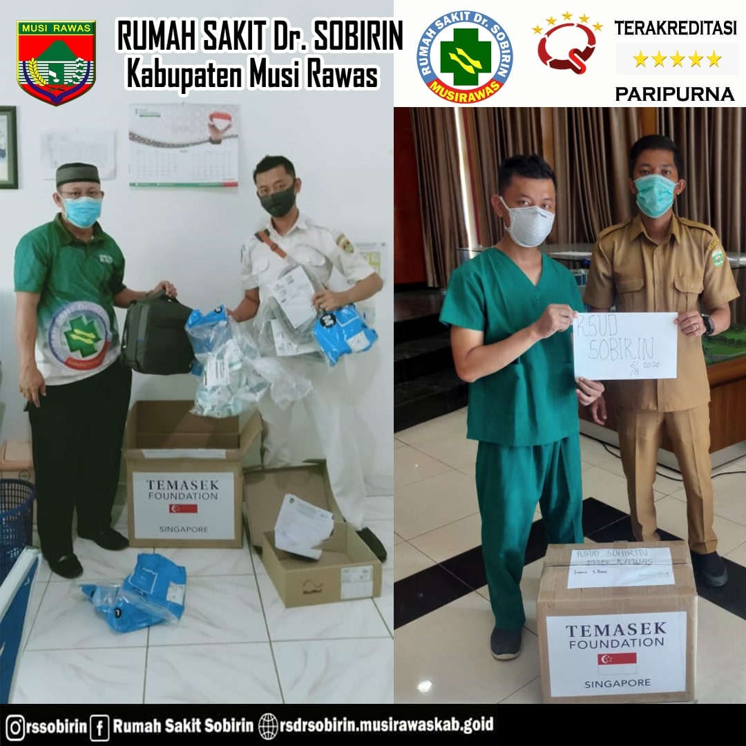 Alhamdulillah. Terima Kasih kepada Temasek Foundation  Melalui Dinas Kesehatan Provinsi Sumatera Selatan untuk Rumah Sakit Dr. Sobirin Kabupaten Musi Rawas Atas Bantuan nya berupa Alat BIPAP.